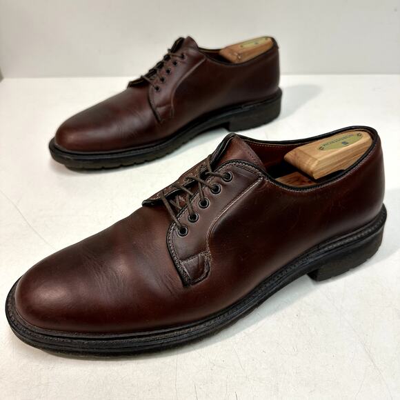 EXCELLENT Alden Plain Toe Blucher Brown Horween Chromexcel PTB